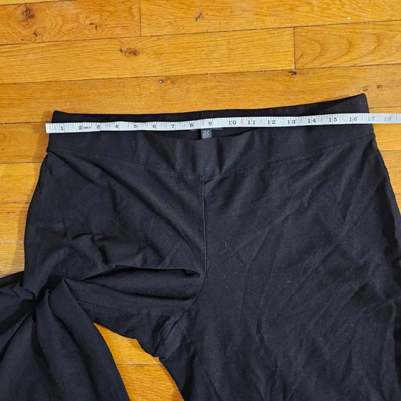 Eileen Fisher Stretch Crepe Pant Black Size Large - Picture 6 of 8